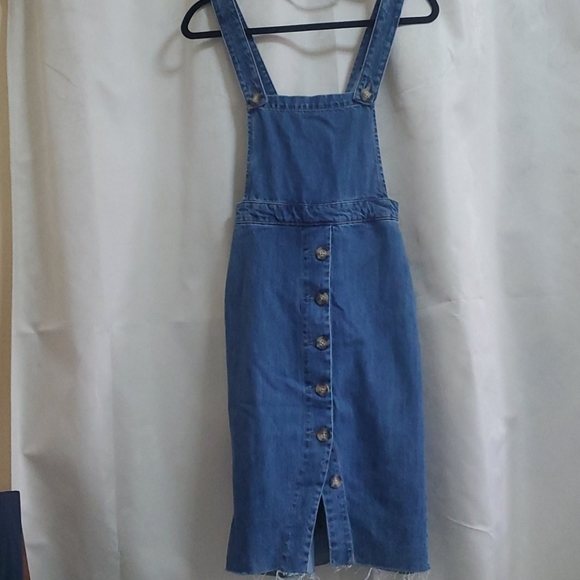VANILLA STAR DENIM OVERALLS SKIRT SIZE 5 - Picture 3 of 8